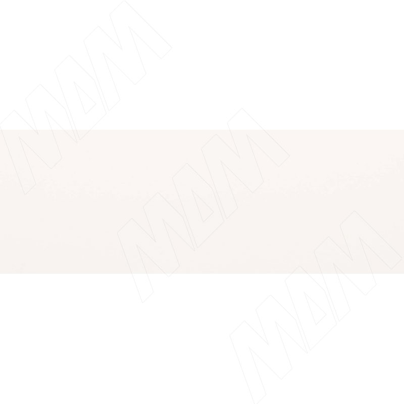 Кромка ПВХ Белый, гладкая (Kr 8100), 100 пог.м